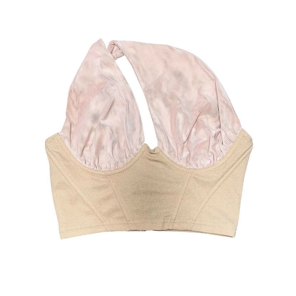 WINDSOR Cream One Shoulder Croo Top Size S